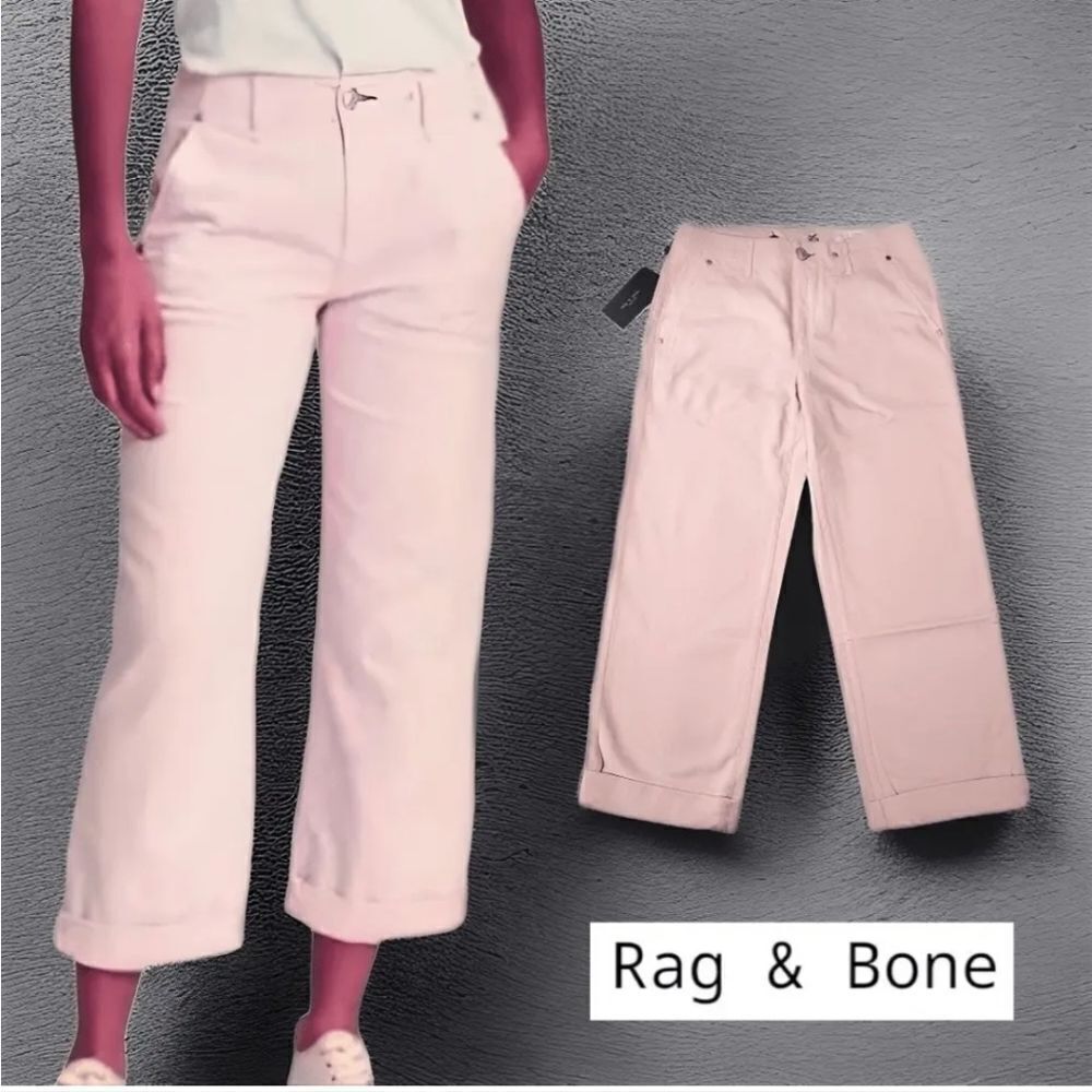 NWT Rag & Bone Blush Buckley Straight Leg Chinos - Picture 11 of 13